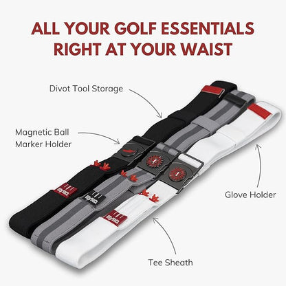 THE BYRD GOLF BELT - Gray Heron - The Byrd, LLC