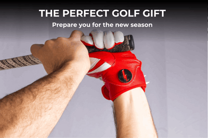 THE BYRD GOLF GLOVE - White/Red - The Byrd, LLC