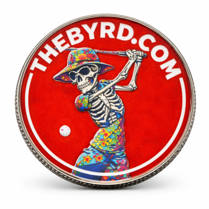 POKER CHIP BALL MARKER - Wave Skeleton - The Byrd, LLC