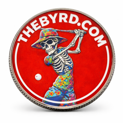 POKER CHIP BALL MARKER - Wave Skeleton - The Byrd, LLC