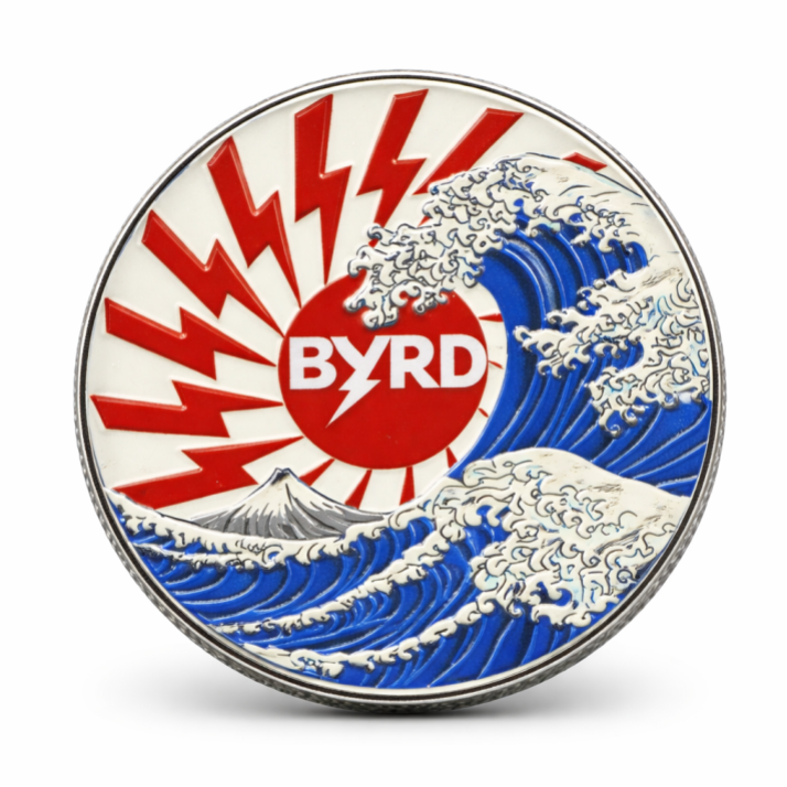POKER CHIP BALL MARKER - Wave Skeleton - The Byrd, LLC