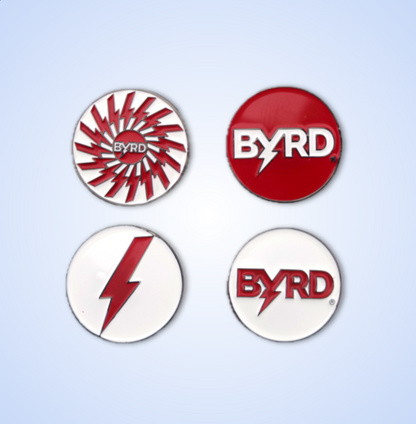 BYRD BALL MARKERS - All logos - The Byrd, LLC