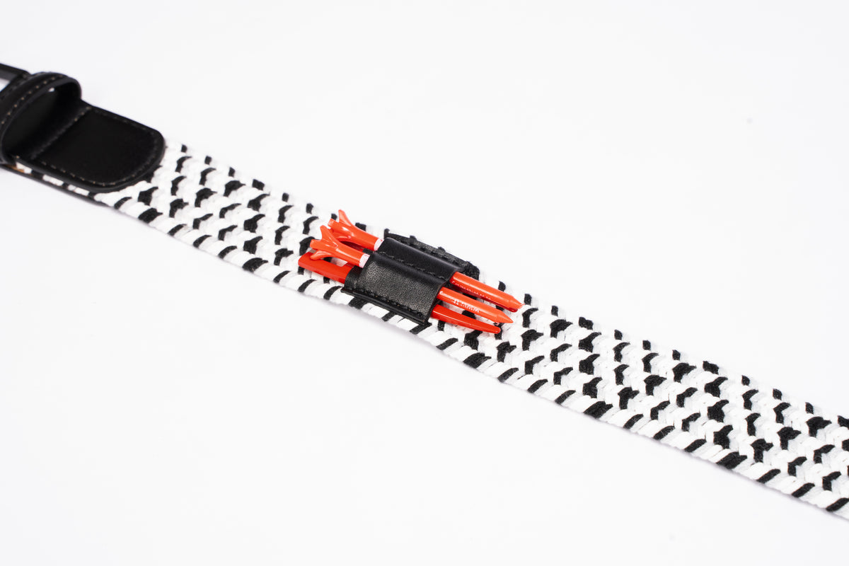 THE BRAIDED BYRD GOLF BELT - Black Capped Chickadee - The Byrd, LLC