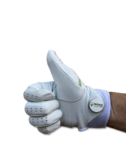 THE BYRD GOLF GLOVE ∞ White/Green - The Byrd, LLC